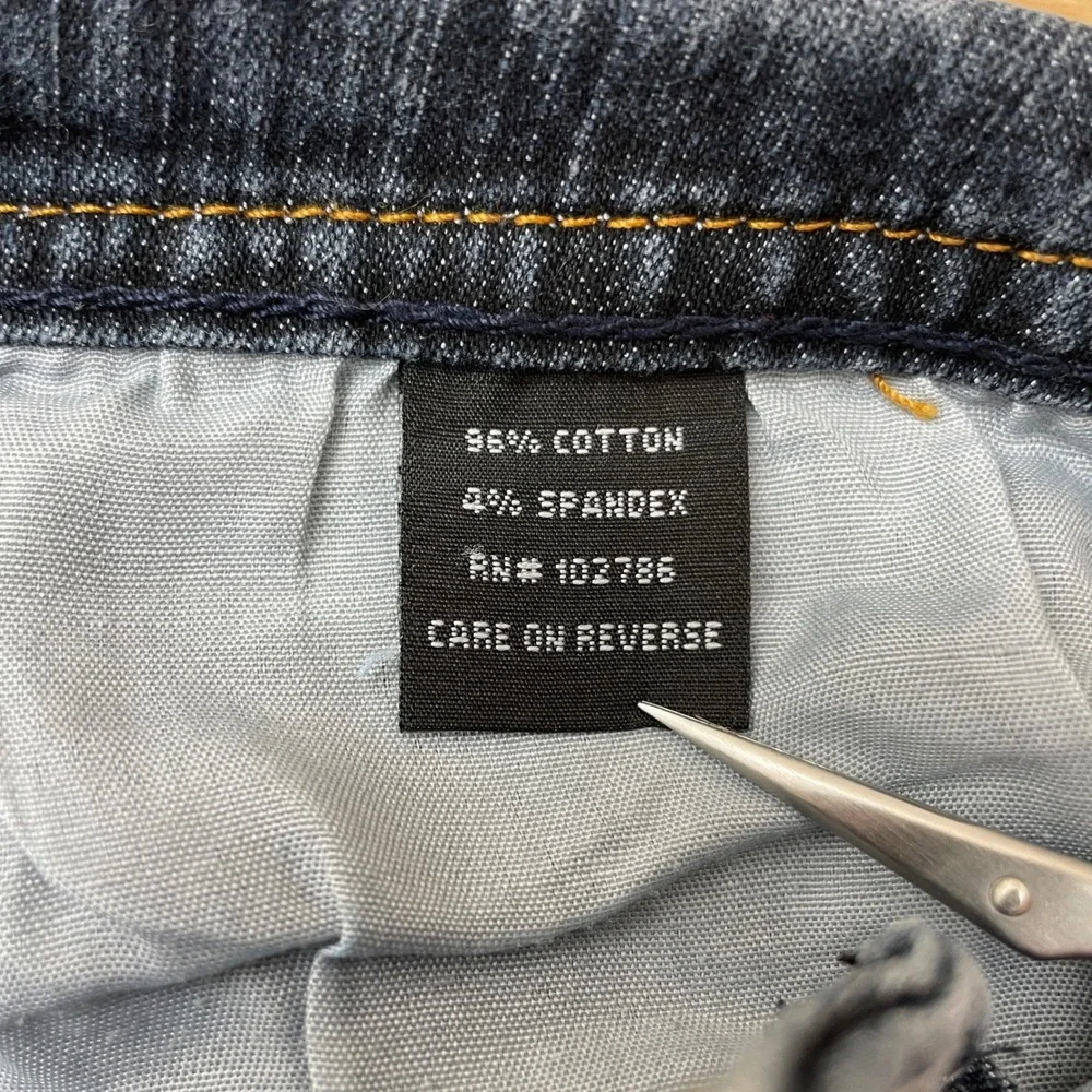 Saab Jeans Co Girls Blue Denim Rhinestone Sparkle Pocket Jeans Size‎ 5/6